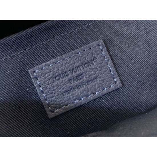 Replica Louis Vuitton Boarding Messenger LV Aerogram Men Bag M15260 Blue