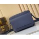 Replica Louis Vuitton Boarding Messenger LV Aerogram Men Bag M15260 Blue