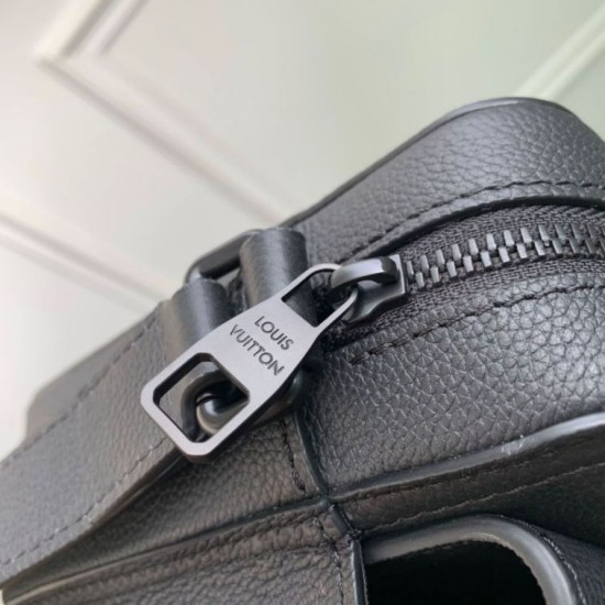 Replica Louis Vuitton Boarding Messenger LV Aerogram Men Bag M15265 Black