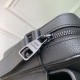 Replica Louis Vuitton Boarding Messenger LV Aerogram Men Bag M15265 Black