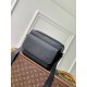 Replica Louis Vuitton Boarding Messenger LV Aerogram Men Bag M15265 Black