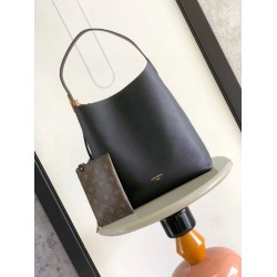 Replica Louis Vuitton Low Key Hobo bucket bag M24856 Black