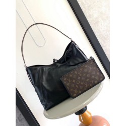 Replica LV CarryAll Cargo Vibe MM Bag M25143 Black Replica LV CarryAll Cargo Vibe MM Bag M25143 Black
