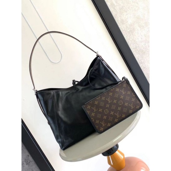 Replica LV CarryAll Cargo Vibe MM Bag M25143 Black