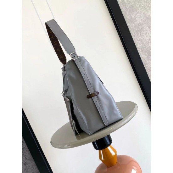 Replica LV CarryAll Cargo Vibe MM Bag M25143 Gray