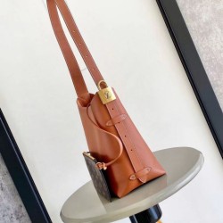 Replica Louis Vuitton Small Low Key Hobo Bucket Bag M25352 Brown