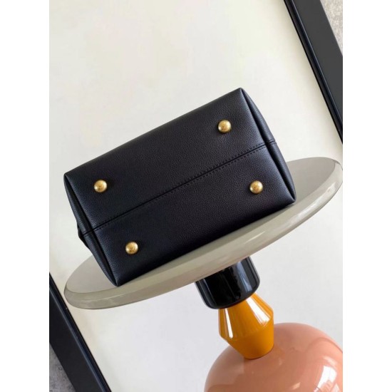 Replica Louis Vuitton Small Low Key Hobo Bucket Bag M25352 Black