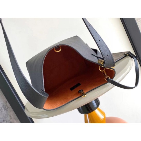 Replica Louis Vuitton Small Low Key Hobo Bucket Bag M25352 Black