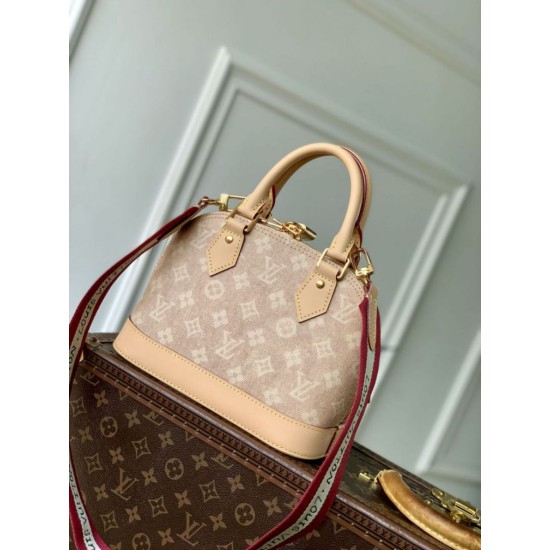 Replica Louis Vuitton Alma BB Bag M25728 Meowgram signature