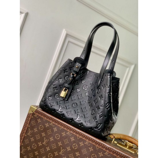Replica Louis vuitton All In One PM bucket bag M25858 black Replica Louis vuitton All In One PM bucket bag M25858 black