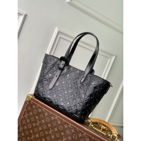 Replica Louis vuitton All In One PM bucket bag M25858 black Replica Louis vuitton All In One PM bucket bag M25858 black