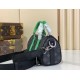 Replica Louis Vuitton Keepall Bandoulière 25 Men Bag M25885 Green