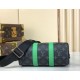 Replica Louis Vuitton Keepall Bandoulière 25 Men Bag M25885 Green
