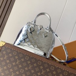 Replica Louis Vuitton Alma BB Bag M26335 Silver