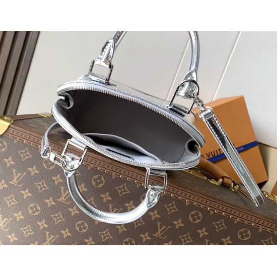 Replica Louis Vuitton Alma BB Bag M26335 Silver