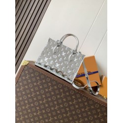 Replica Louis Vuitton Onthego PM Tote Bag M26373 Silver
