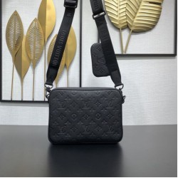 Replica Louis Vuitton Trio Messenger Men Bag M26713 Black