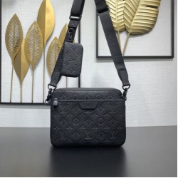 Replica Louis Vuitton Trio Messenger Men Bag M26713 Black