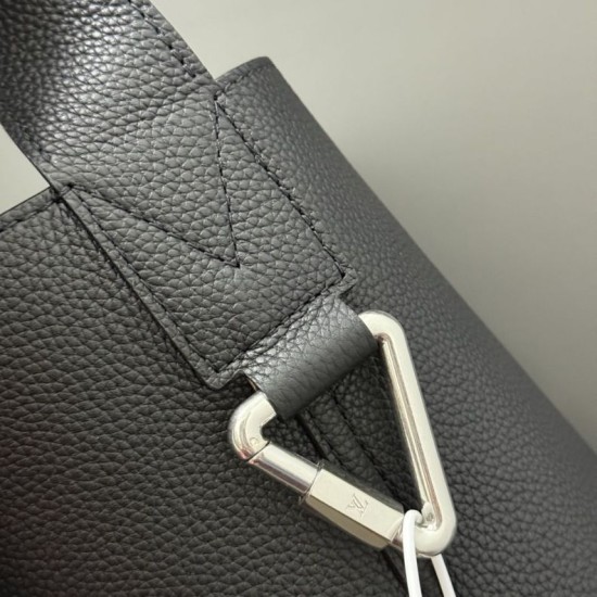 Replica Louis Vuitton Verso Hobo Men Bag M27022 Black Replica Louis Vuitton Verso Hobo Men Bag M27022 Black