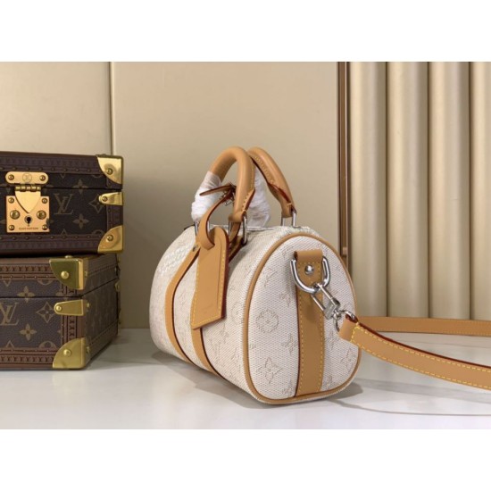 Replica Louis Vuitton Keepall Bandoulière 25 Bag M27161 Apricot Flower