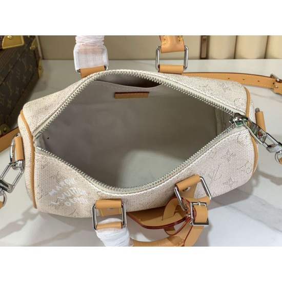 Replica Louis Vuitton Keepall Bandoulière 25 Bag M27161 Apricot Flower