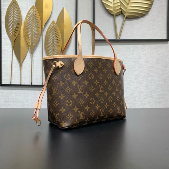Replica Louis Vuitton M46979 Neverfull PM Tote Bag Brown Replica Louis Vuitton M46979 Neverfull PM Tote Bag Brown