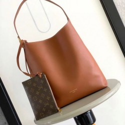 Replica Louis Vuitton Low Key Hobo bucket bag m24974 Brown