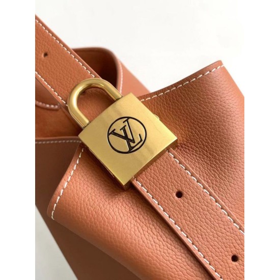 Replica Louis Vuitton Low Key Hobo bucket bag m24974 Brown