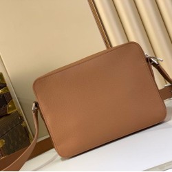 Replica Louis Vuitton Boarding Messenger LV Aerogram Men Bag m25981 Brown