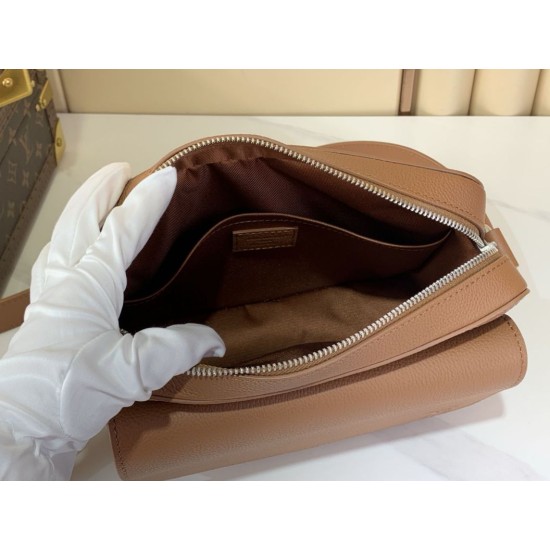 Replica Louis Vuitton Boarding Messenger LV Aerogram Men Bag m25981 Brown