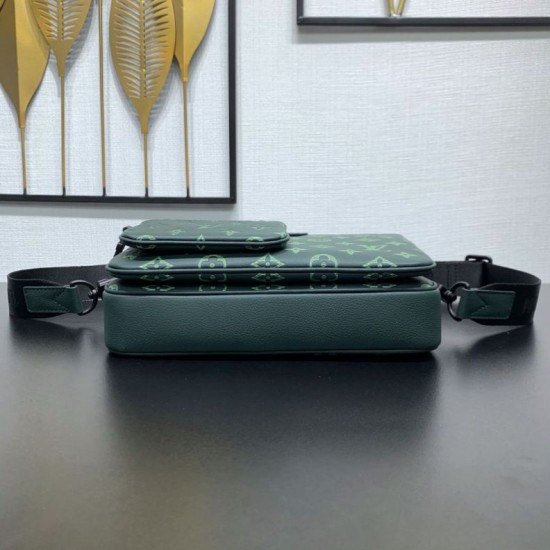 Replica Louis Vuitton Trio Messenger Men Bag m27154 Green Replica Louis Vuitton Trio Messenger Men Bag m27154 Green