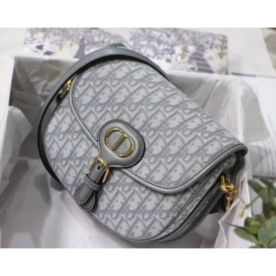 Replica Dior Medium Bobby Bag In Grey Dior Oblique Canvas Fake Dior Medium Bobby Bag In Grey Dior Oblique Canvas Replica