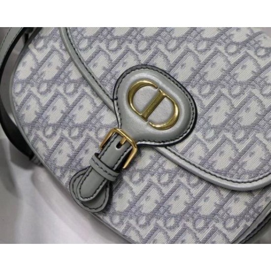 Replica Dior Medium Bobby Bag In Grey Dior Oblique Canvas Fake Dior Medium Bobby Bag In Grey Dior Oblique Canvas Replica