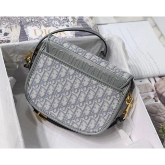 Replica Dior Medium Bobby Bag In Grey Dior Oblique Canvas Fake Dior Medium Bobby Bag In Grey Dior Oblique Canvas Replica