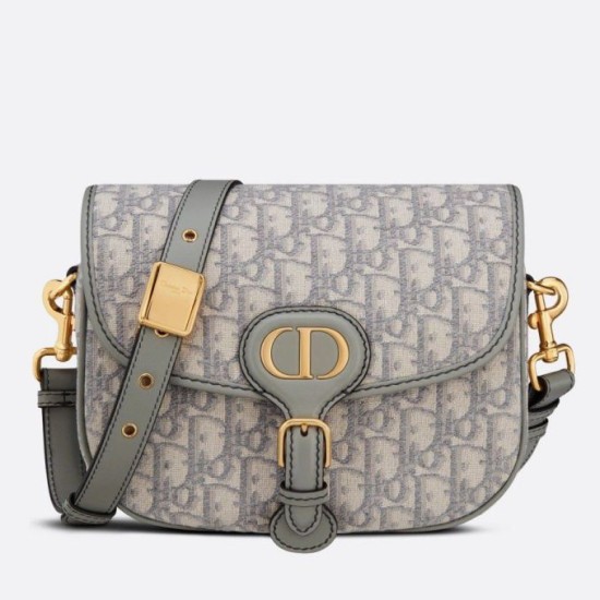 Replica Dior Medium Bobby Bag In Grey Dior Oblique Canvas Fake Dior Medium Bobby Bag In Grey Dior Oblique Canvas Replica