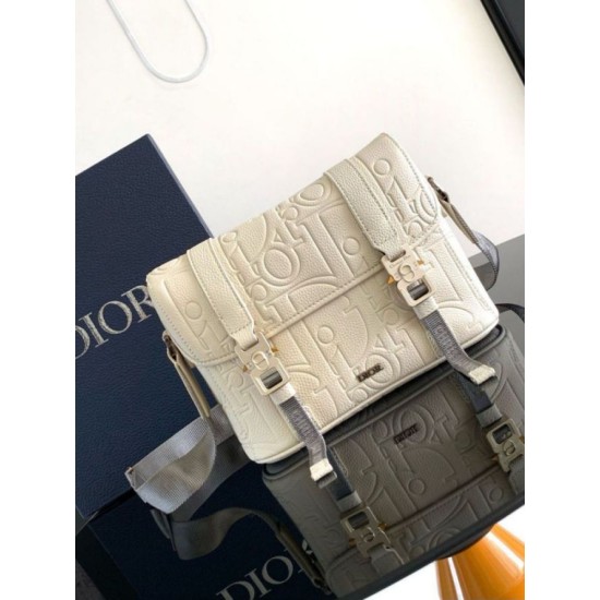 Replica Dior Hit the Road Flap Messenger Bag in Beige Gravity Leather Replica Dior Hit the Road Flap Messenger Bag in Beige Gravity Leather