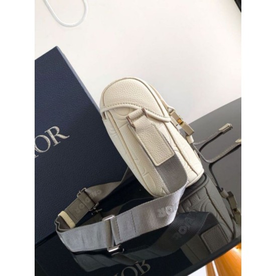 Replica Dior Hit the Road Flap Messenger Bag in Beige Gravity Leather Replica Dior Hit the Road Flap Messenger Bag in Beige Gravity Leather