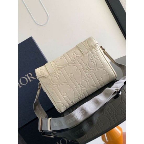 Replica Dior Hit the Road Flap Messenger Bag in Beige Gravity Leather Replica Dior Hit the Road Flap Messenger Bag in Beige Gravity Leather