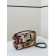 Replica Fendi Baguette Mini Bag in Canvas with Multicolor FF Embroidery Fake Fendi Baguette Mini Bag in Canvas with Multicolor FF Embroidery Replica