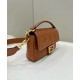 Replica Fendi Medium Baguette Bag in Brown FF Nappa Leather Replica Fendi Medium Baguette Bag in Brown FF Nappa Leather