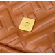 Replica Fendi Medium Baguette Bag in Brown FF Nappa Leather Replica Fendi Medium Baguette Bag in Brown FF Nappa Leather