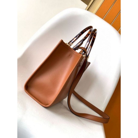 Fake Fendi Sunshine Small Tote Bag In Brown Calfskin Replica Replica Fendi Sunshine Small Tote Bag In Brown Calfskin