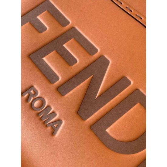 Fake Fendi Sunshine Small Tote Bag In Brown Calfskin Replica Replica Fendi Sunshine Small Tote Bag In Brown Calfskin