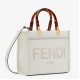 Replica Fendi Sunshine Small Tote Bag In White Calfskin Replica Fendi Sunshine Small Tote Bag In White Calfskin