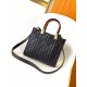 Replica Fendi Sunshine Small Tote Bag In Black FF Calfskin Replica Fendi Sunshine Small Tote Bag In Black FF Calfskin