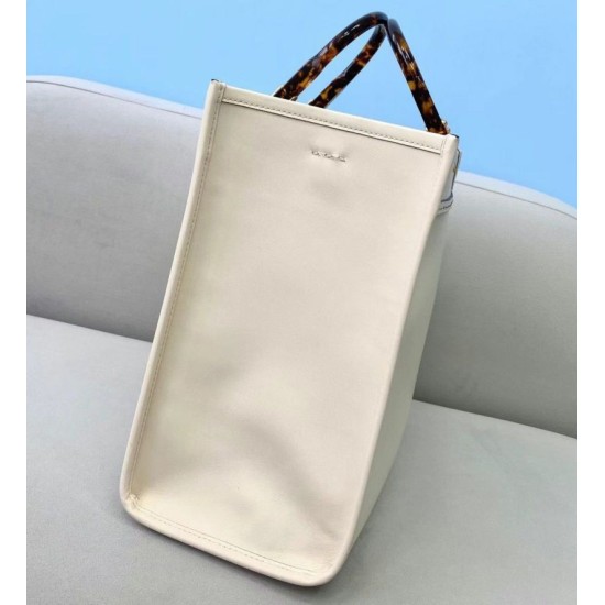 Replica Fendi Sunshine Medium Shopper Bag In White Calfskin Fake Fendi Sunshine Medium Shopper Bag In White Calfskin Replica