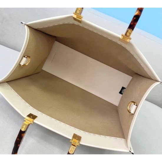 Replica Fendi Sunshine Medium Shopper Bag In White Calfskin Fake Fendi Sunshine Medium Shopper Bag In White Calfskin Replica