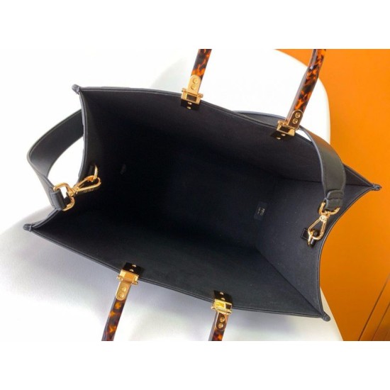 Replica Fendi Sunshine Medium Tote Bag In Black FF Calfskin Replica Fendi Sunshine Medium Tote Bag In Black FF Calfskin