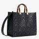 Replica Fendi Sunshine Medium Tote Bag In Black FF Calfskin Replica Fendi Sunshine Medium Tote Bag In Black FF Calfskin