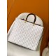 Replica Fendi Sunshine Medium Tote Bag In White FF Calfskin Replica Fendi Sunshine Medium Tote Bag In White FF Calfskin